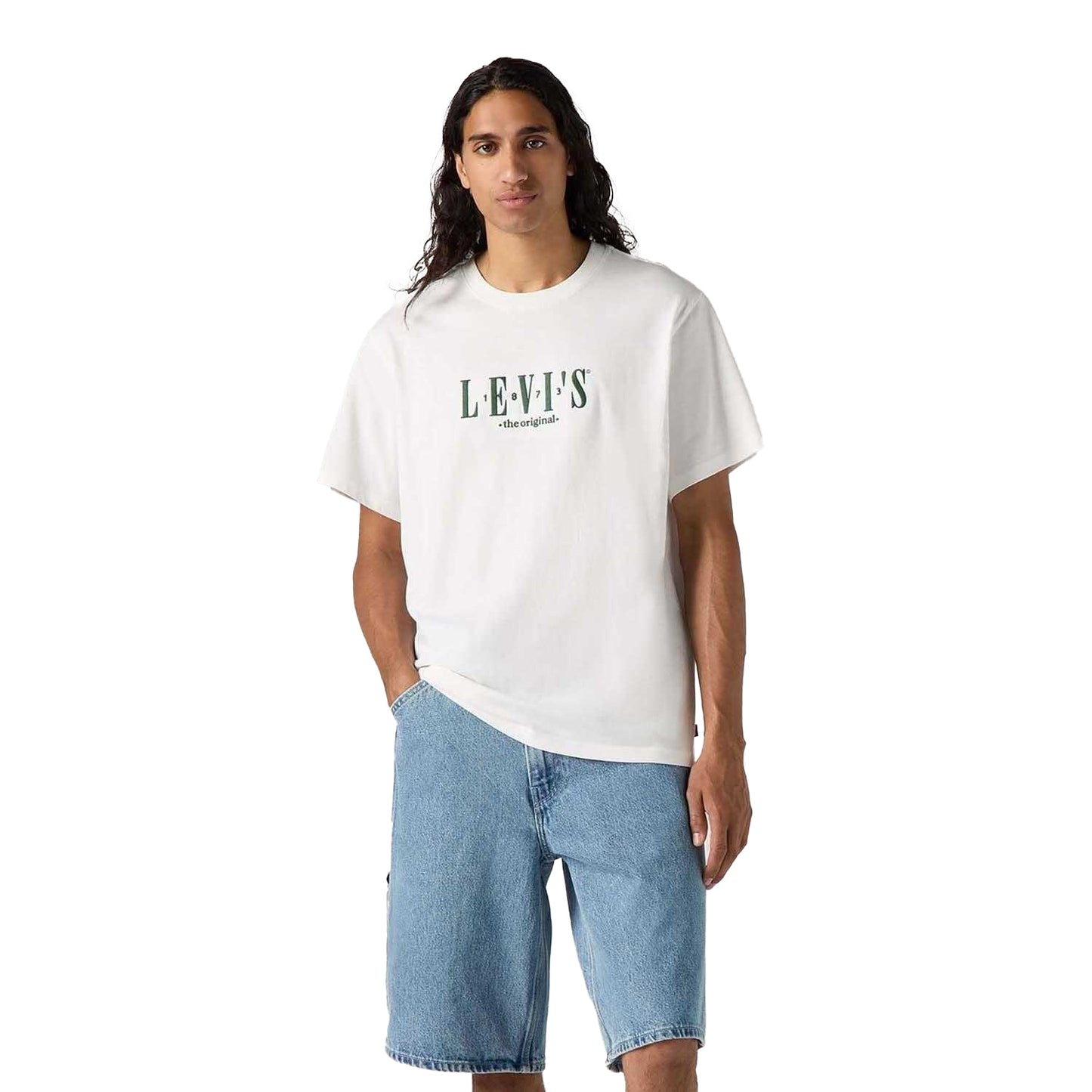 White - Front - Levis Mens Graphic Relaxed Fit T-Shirt