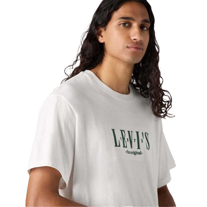 White - Side - Levis Mens Graphic Relaxed Fit T-Shirt