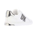 White-Silver - Back - DKNY Womens-Ladies Abeni Leather Trainers