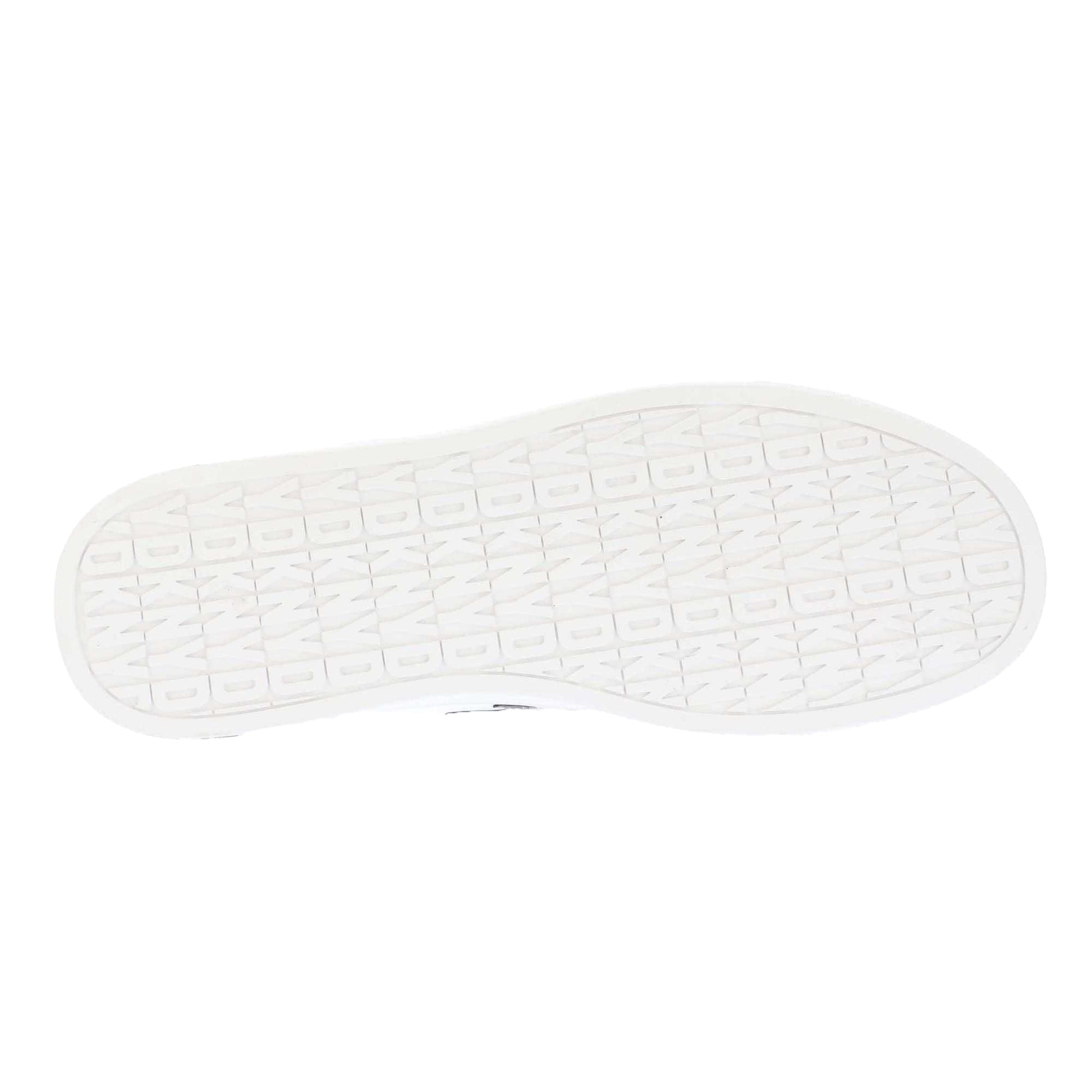 White-Silver - Lifestyle - DKNY Womens-Ladies Abeni Leather Trainers