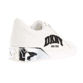 White - Back - DKNY Womens-Ladies Maben Varsity Leather Lace Up Trainers