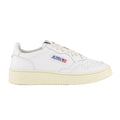 White - Back - Autry Womens-Ladies Medalist Leather Court Trainers