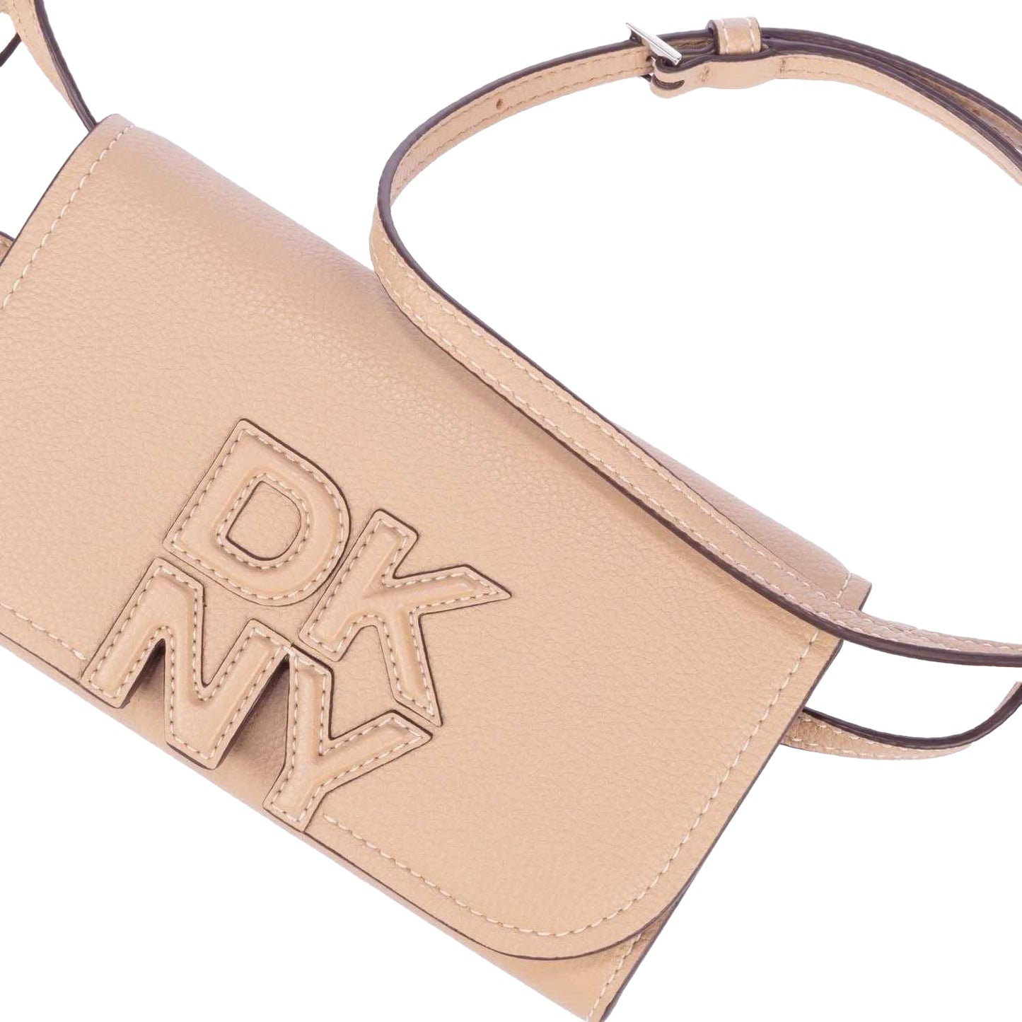 Grey - Side - DKNY Nicole Crossbody Bag