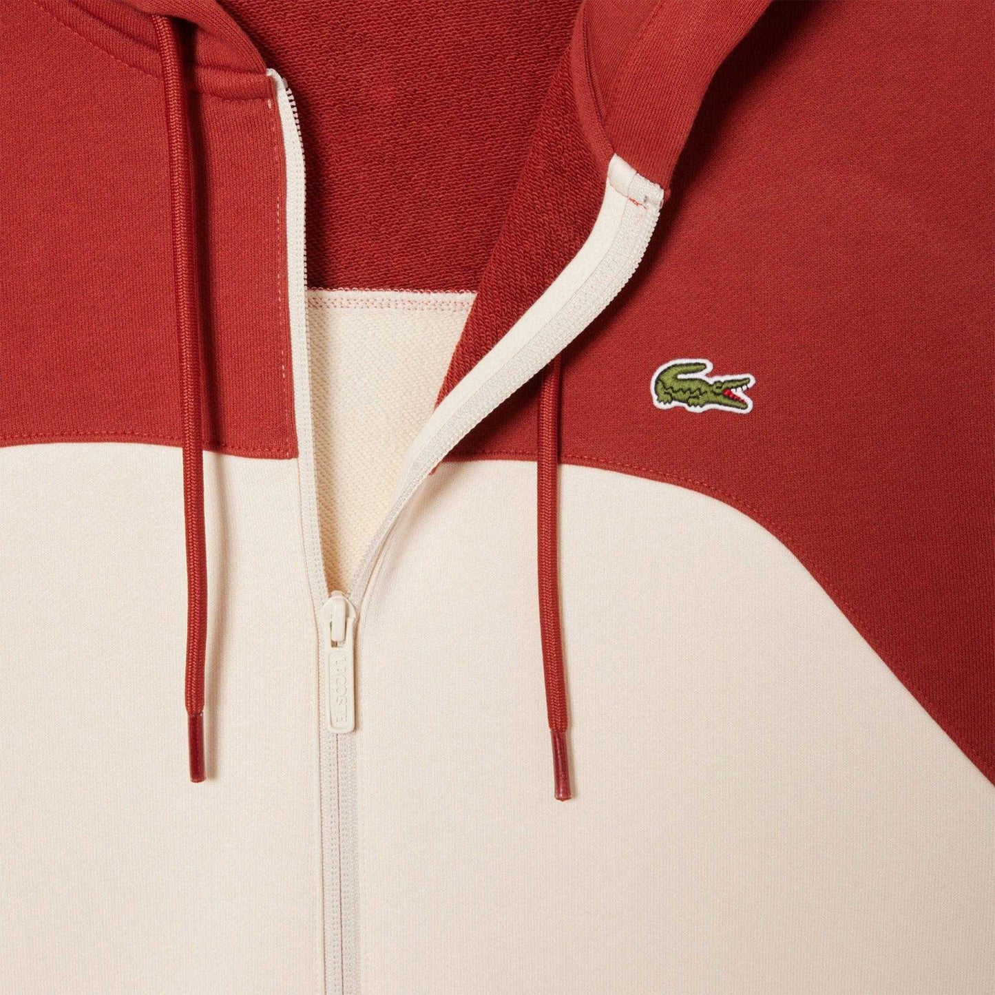 Multicoloured - Back - Lacoste Mens Colour Block Full Zip Hoodie