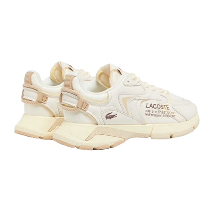 Off White - Back - Lacoste Mens L003 Neo Leather Trainers