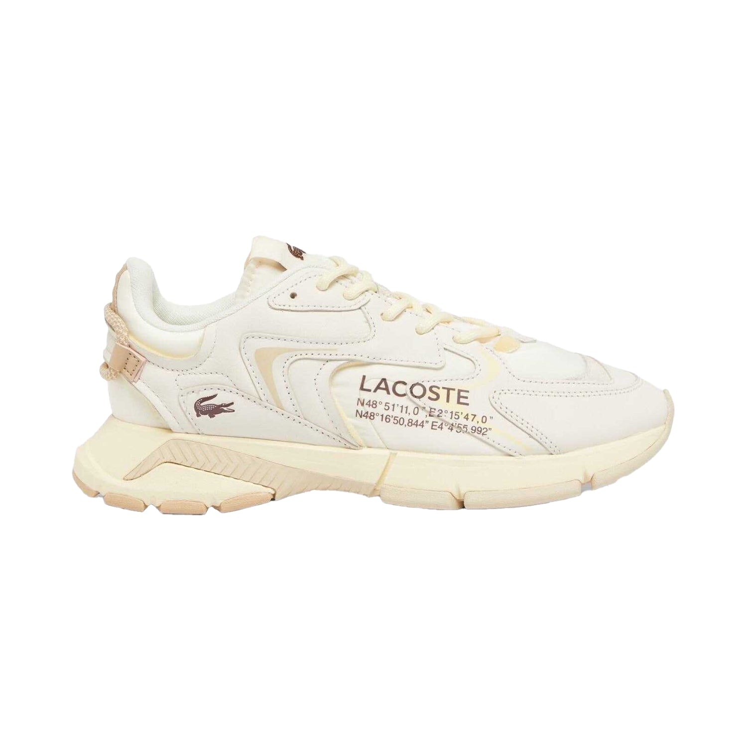 Off White - Side - Lacoste Mens L003 Neo Leather Trainers