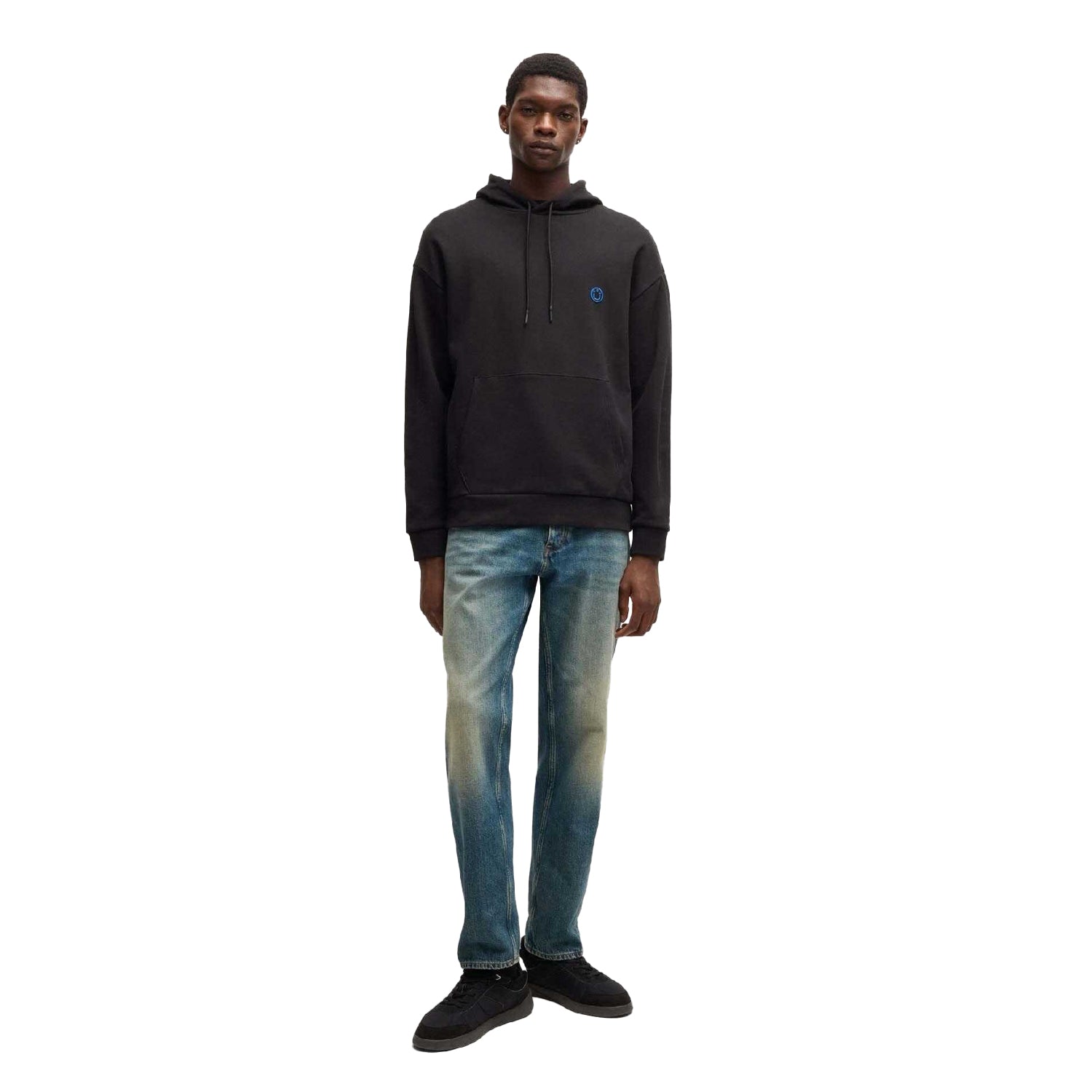 Black - Close up - Hugo Mens Nottyo Hoodie
