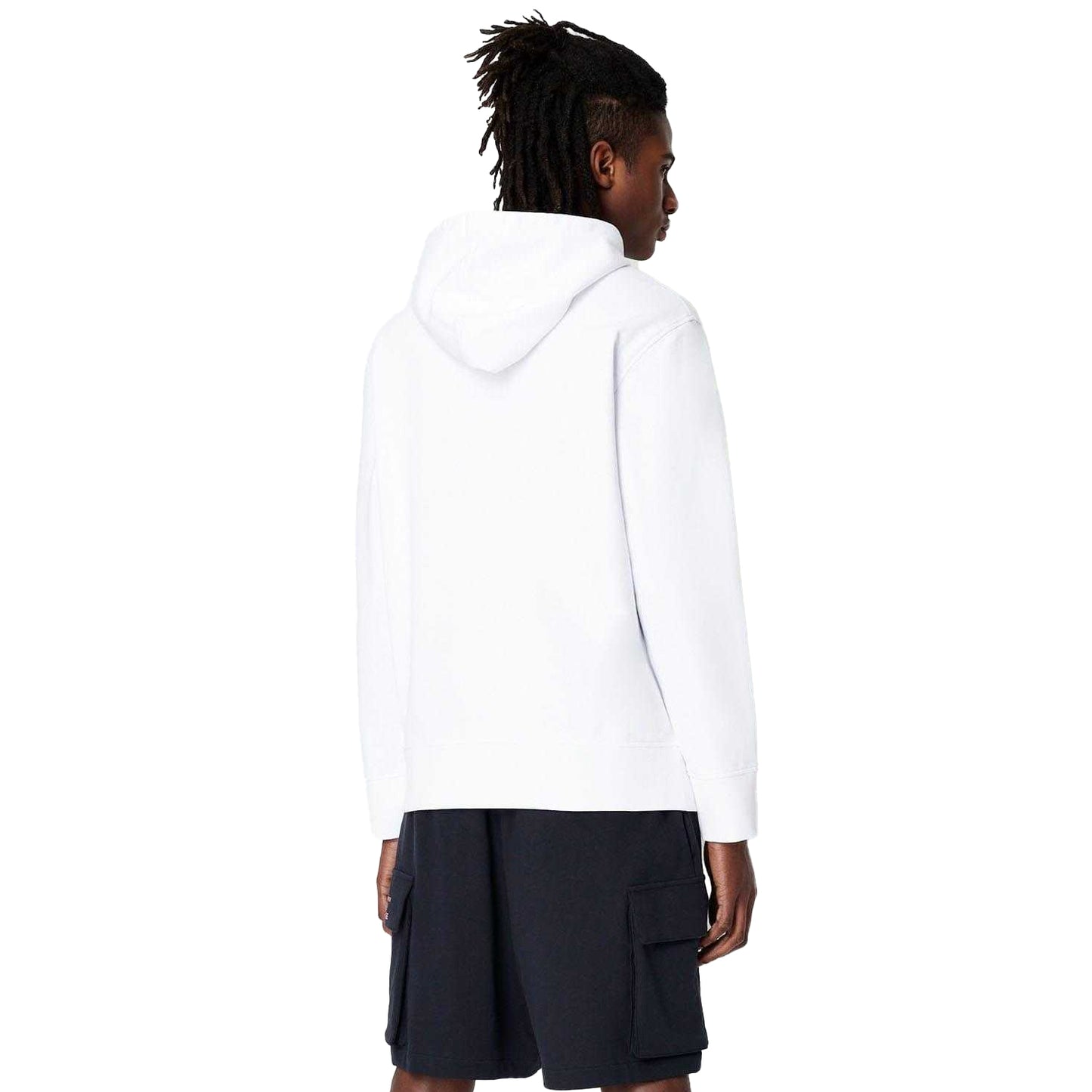 White - Back - Armani Exchange Mens Logo Hoodie