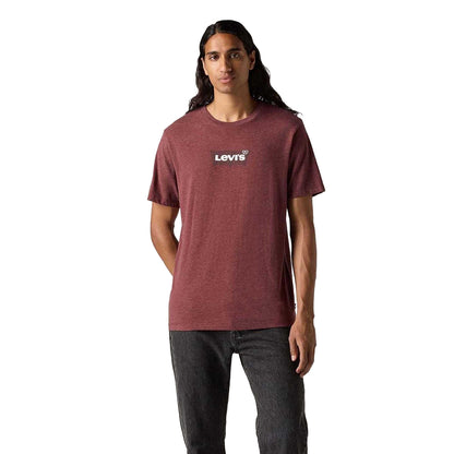 Red - Front - Levis Mens Classic Graphic Relaxed Fit T-Shirt