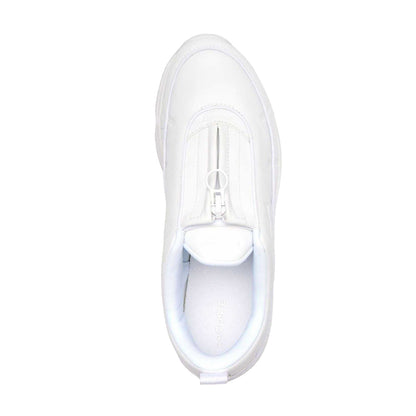 White - Lifestyle - Lacoste Mens Audyssor Leather Zip Trainers