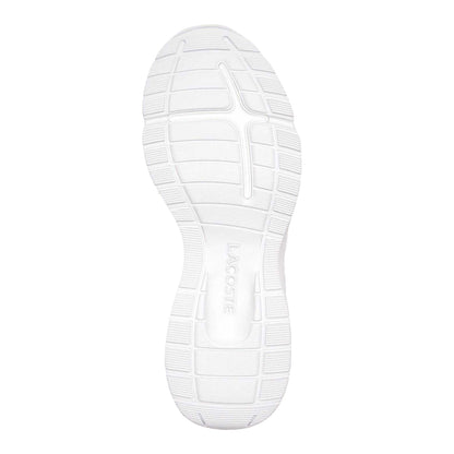 White - Pack Shot - Lacoste Mens Audyssor Leather Zip Trainers