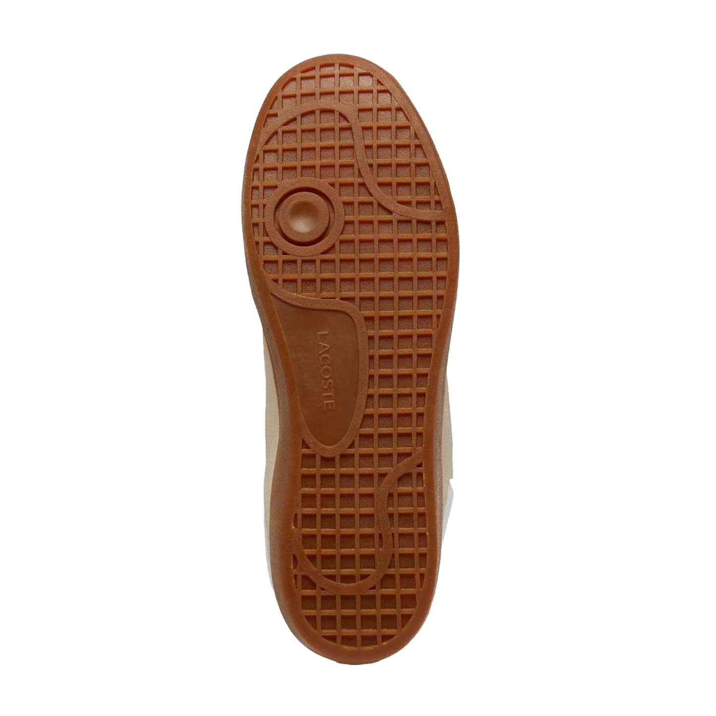 Beige - Pack Shot - Lacoste Mens Baseshot Suede Trainers