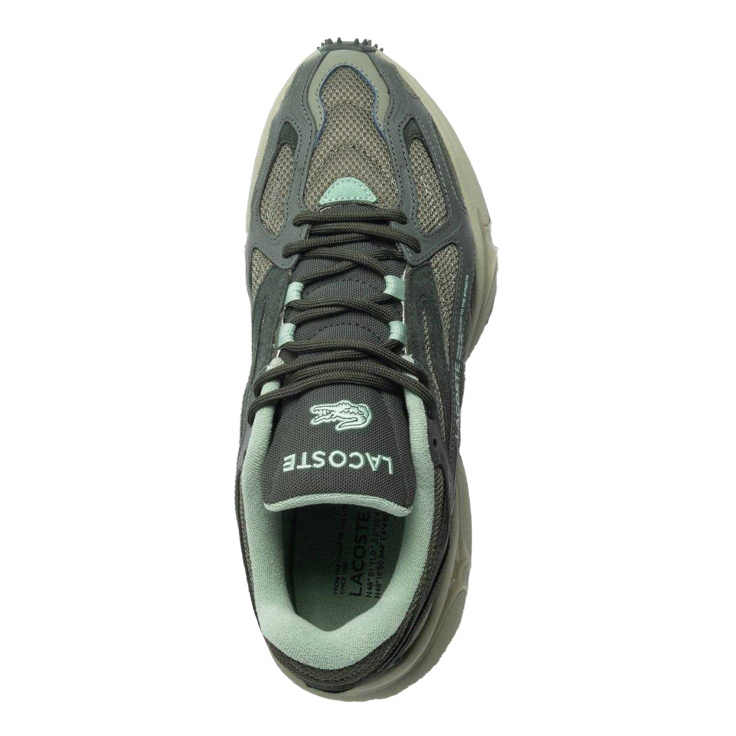 Green - Lifestyle - Lacoste Mens L003 2K24 Suede Trainers