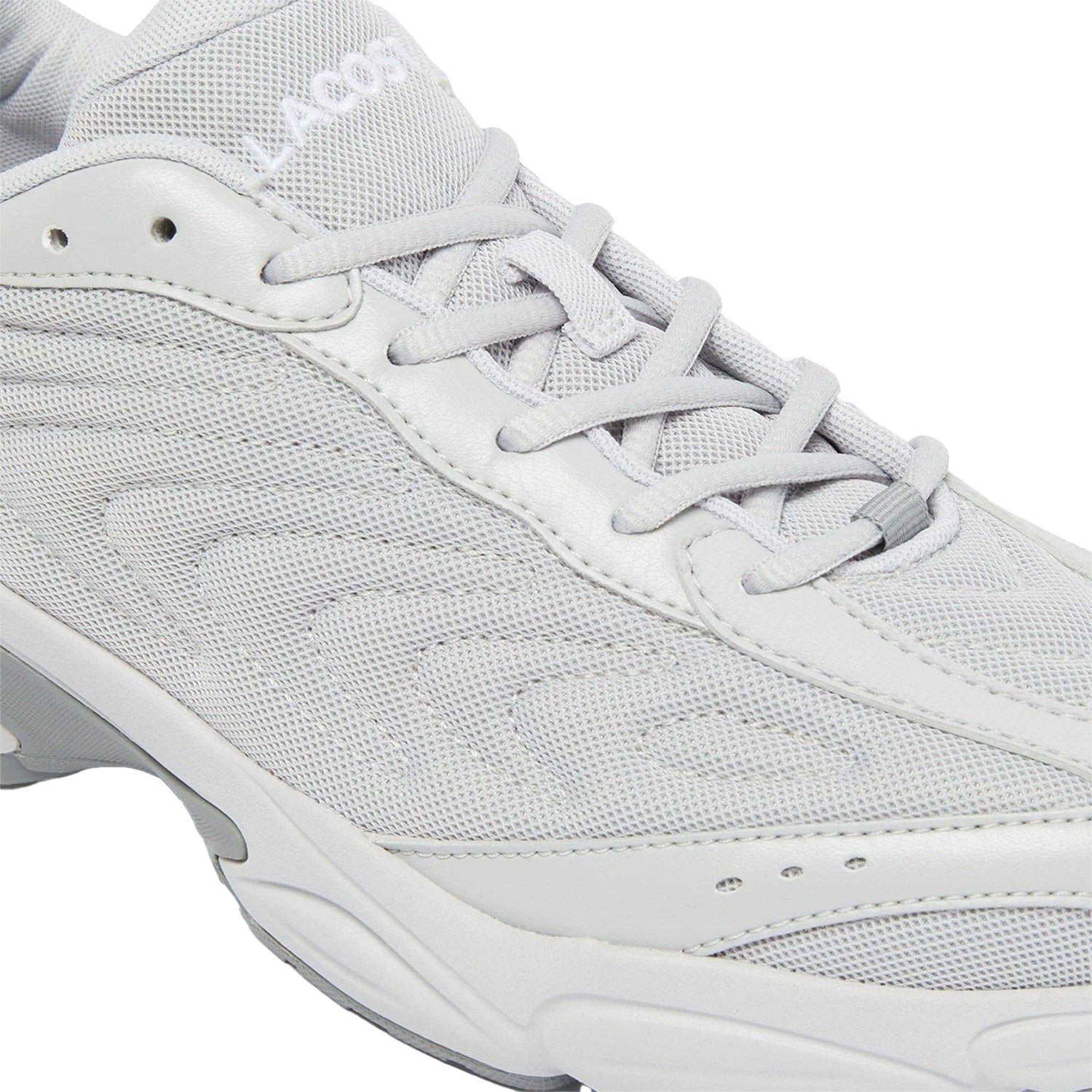 Grey - Close up - Lacoste Mens Storm 2K 96 Lite Trainers