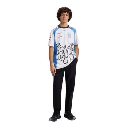 White - Back - Hugo Mens Vcarb Racing Bulls T-Shirt