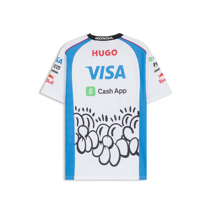 White - Lifestyle - Hugo Mens Vcarb Racing Bulls T-Shirt