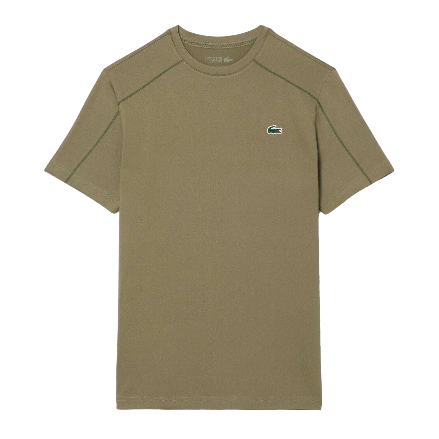 Green - Front - Lacoste Mens Ultra Dry Stretch T-Shirt