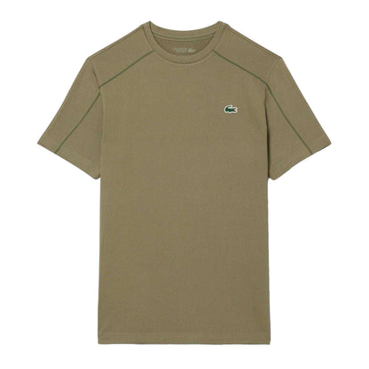 Green - Front - Lacoste Mens Ultra Dry Stretch T-Shirt