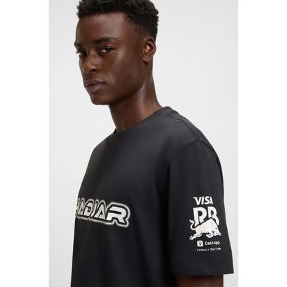 Black - Lifestyle - Hugo Mens Isack Racing Bulls T-Shirt