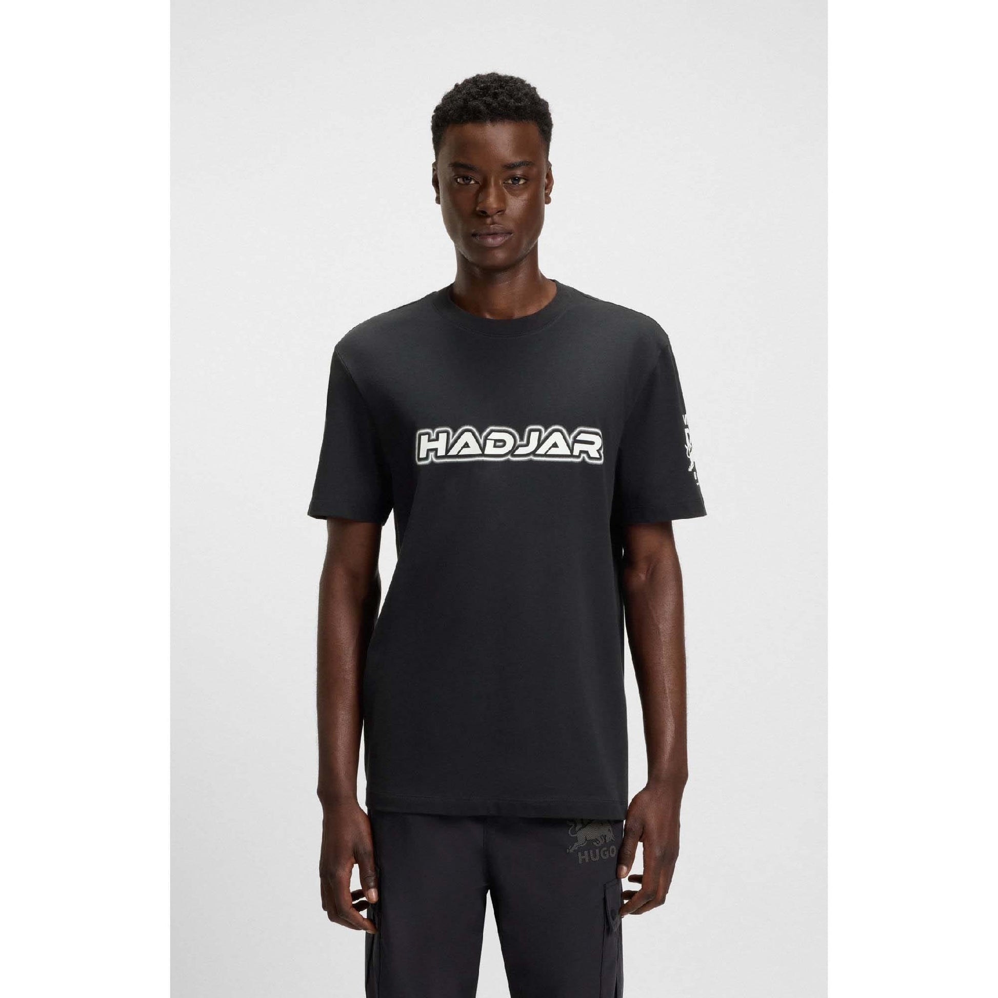 Black - Pack Shot - Hugo Mens Isack Racing Bulls T-Shirt