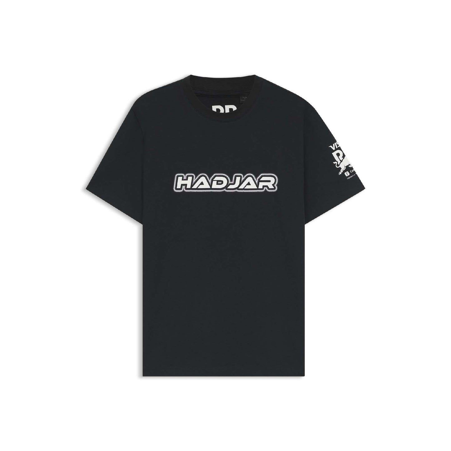 Black - Front - Hugo Mens Isack Racing Bulls T-Shirt