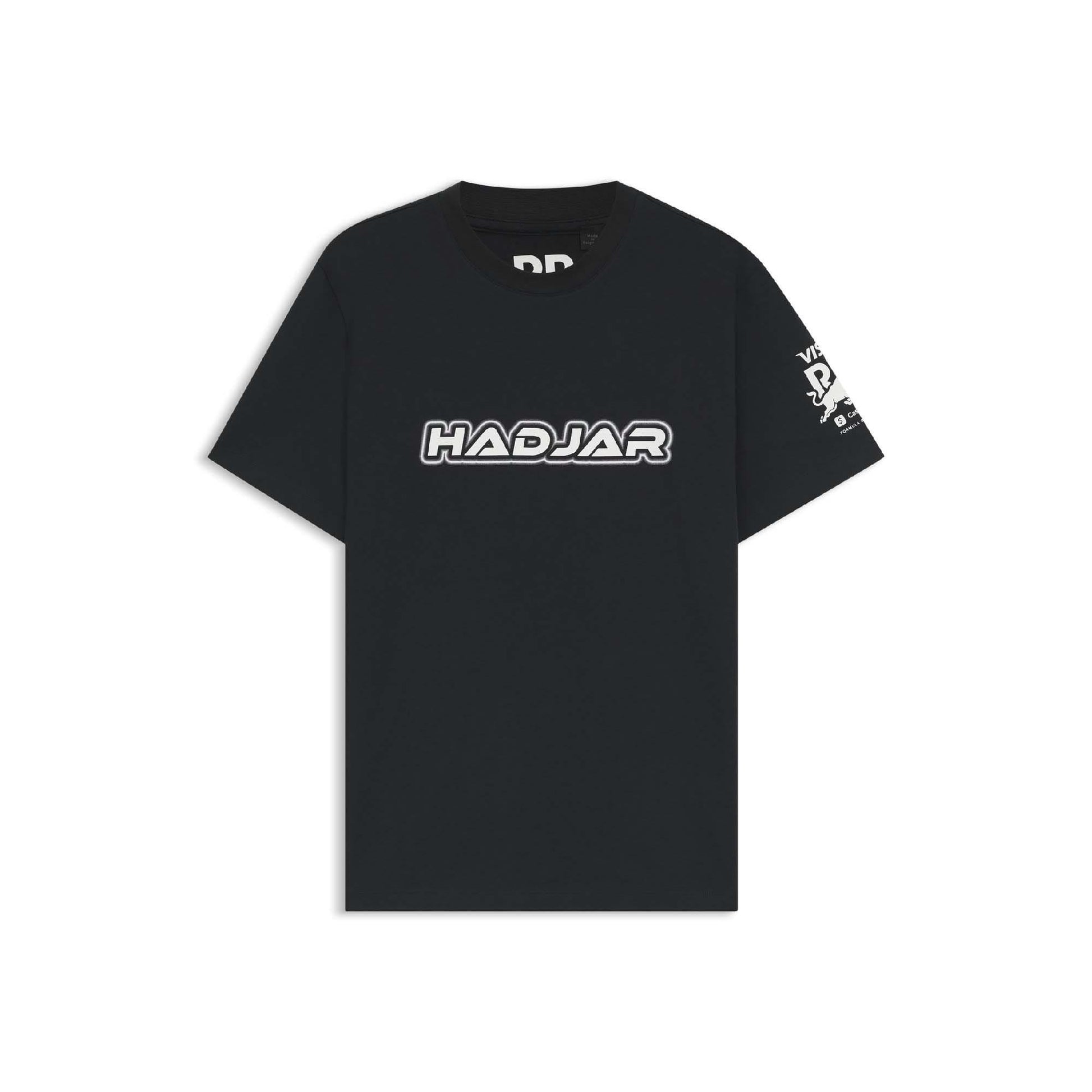 Black - Front - Hugo Mens Isack Racing Bulls T-Shirt
