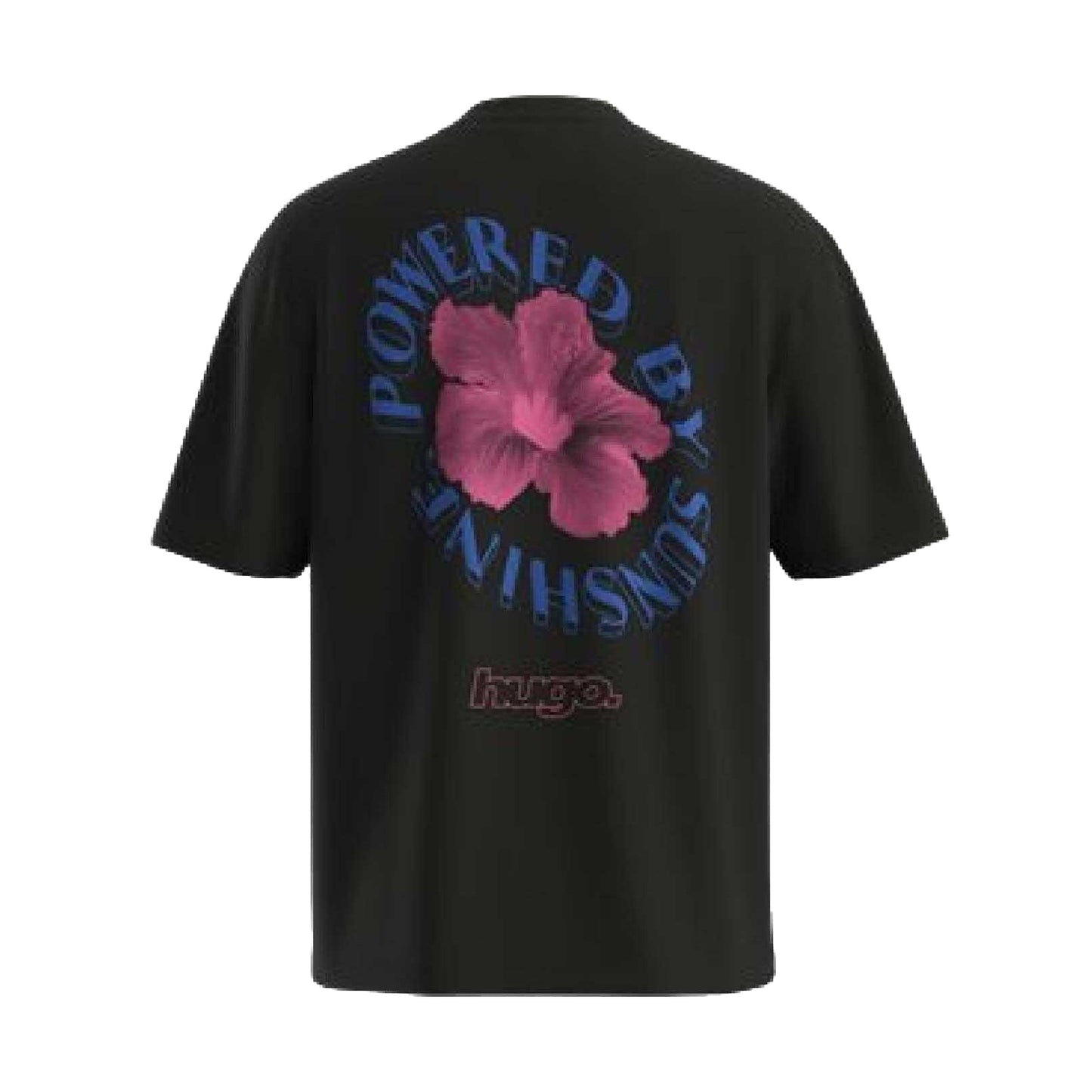 Black - Back - Hugo Mens Napoka T-Shirt