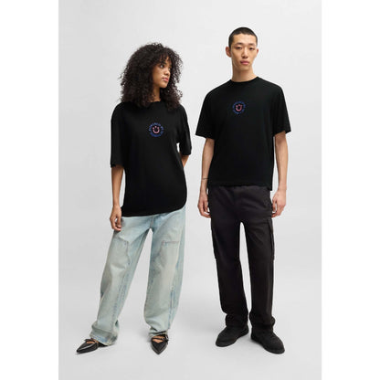 Black - Close up - Hugo Mens Napoka T-Shirt