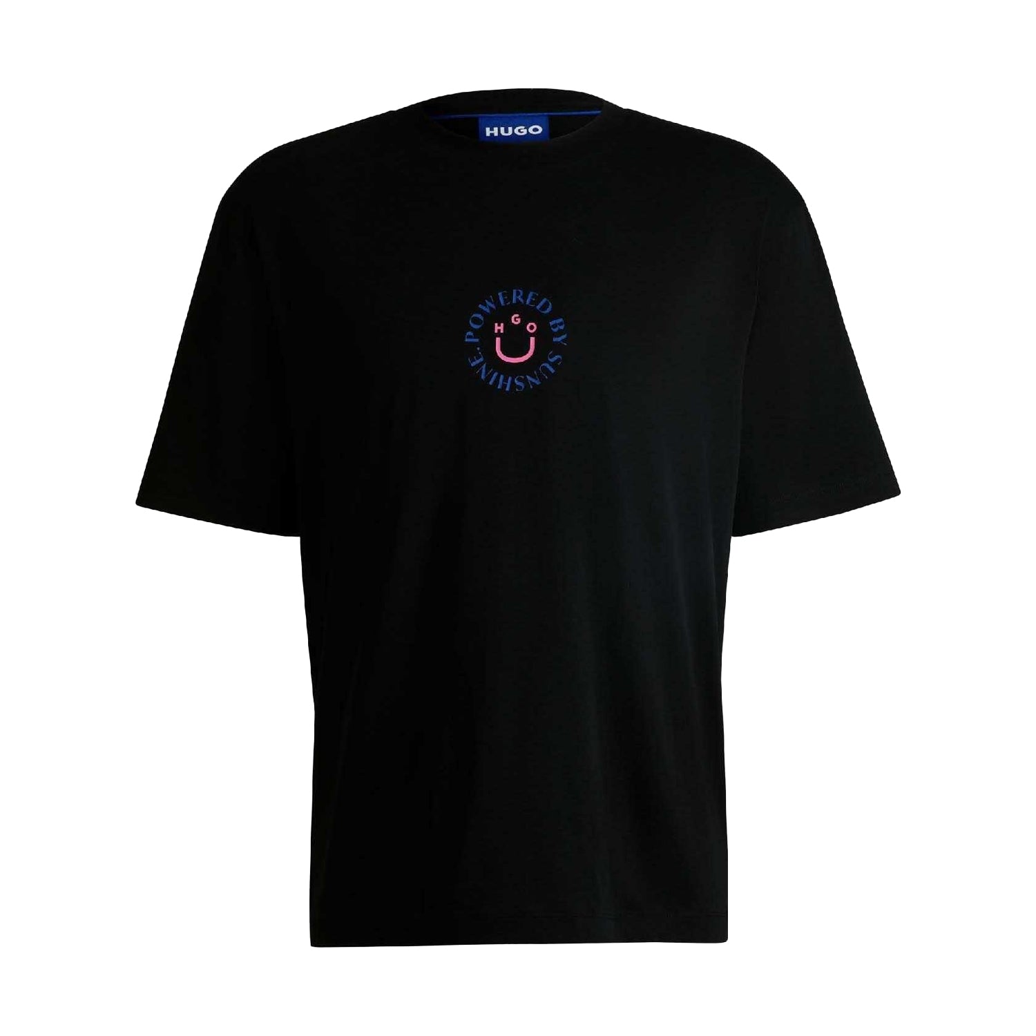 Black - Front - Hugo Mens Napoka T-Shirt