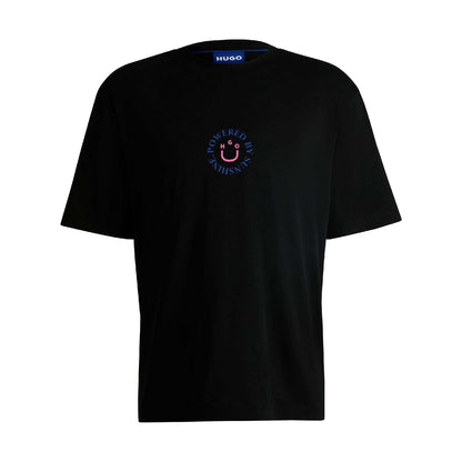 Black - Front - Hugo Mens Napoka T-Shirt