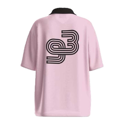 Pink - Back - Hugo Mens Dila B Football T-Shirt