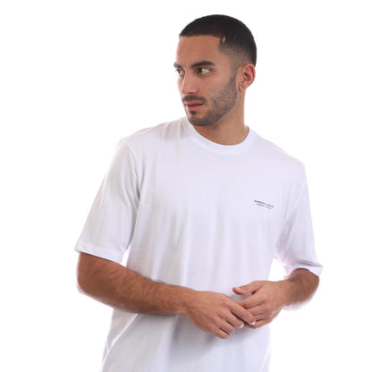 White - Side - Marshall Artist Mens Siren Box Back Print T-Shirt