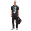Charcoal - Pack Shot - Floso Mens Seasonal Artwork T-Shirt