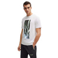 White - Side - Floso Mens Seasonal Artwork T-Shirt