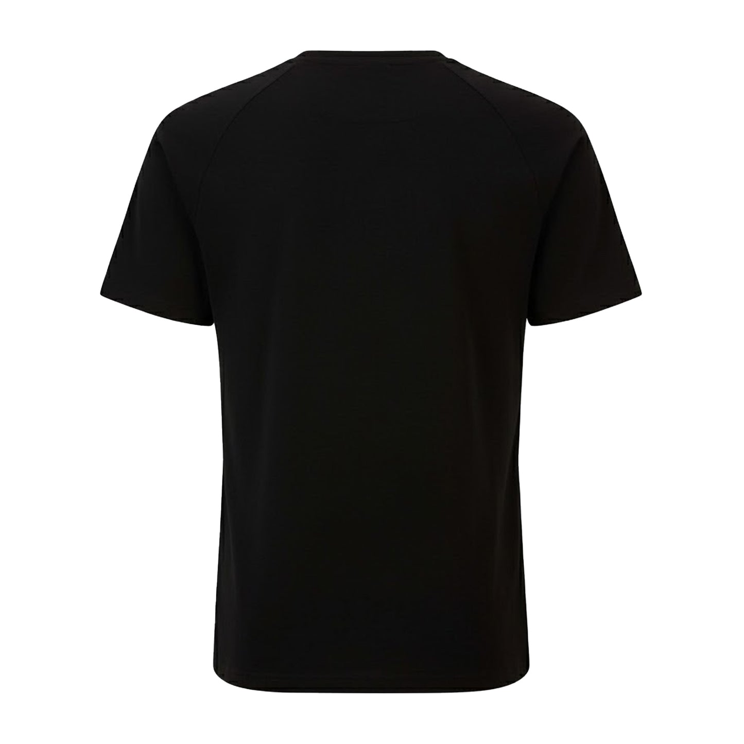 Black - Back - Hugo Mens Sporty Tape Logo T-Shirt