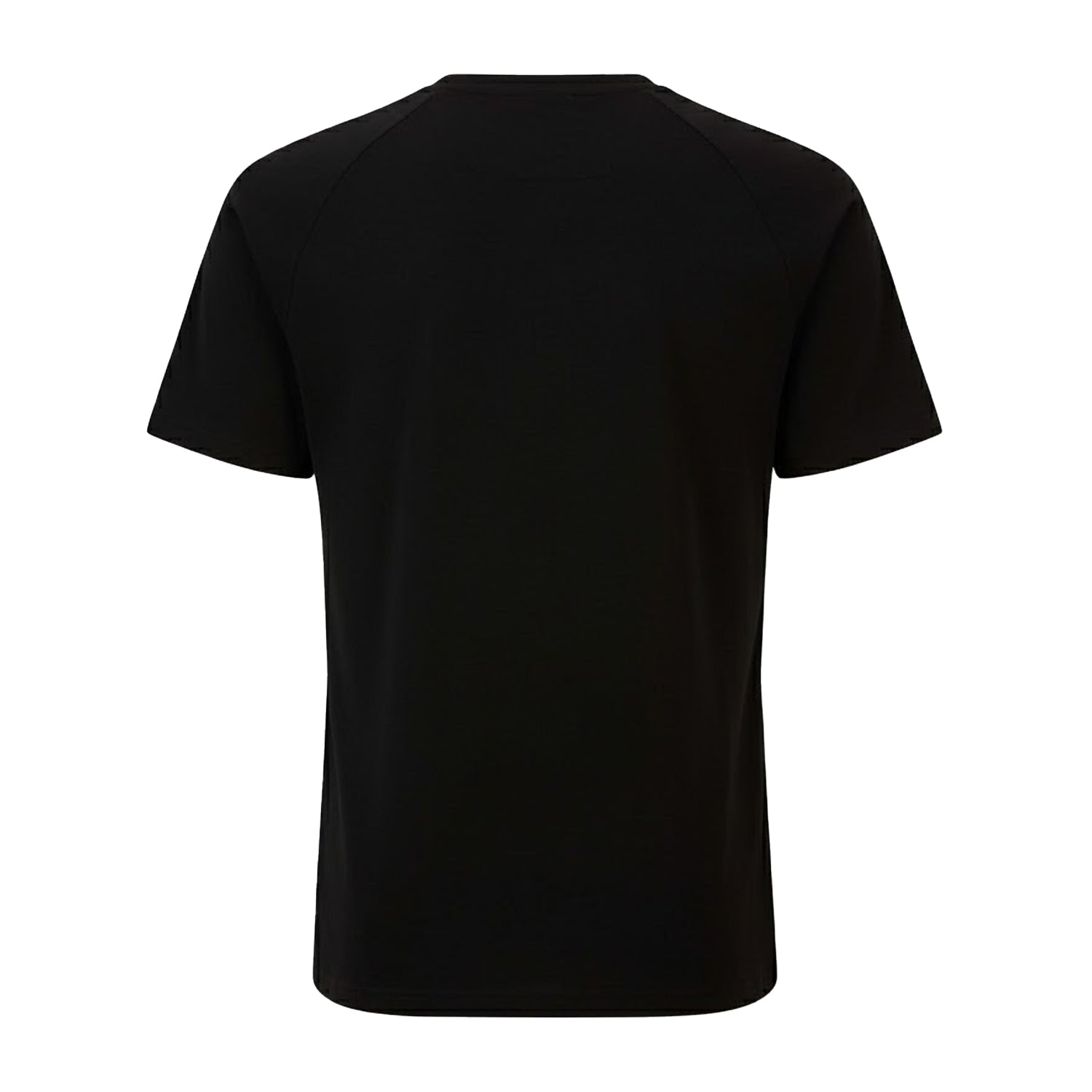 Black - Back - Hugo Mens Sporty Tape Logo T-Shirt
