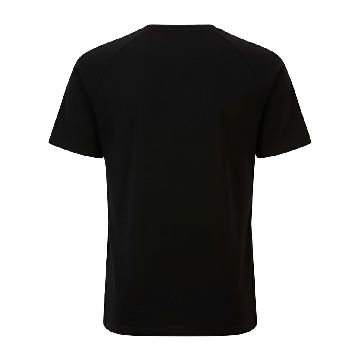 Black - Back - Hugo Mens Sporty Tape Logo T-Shirt