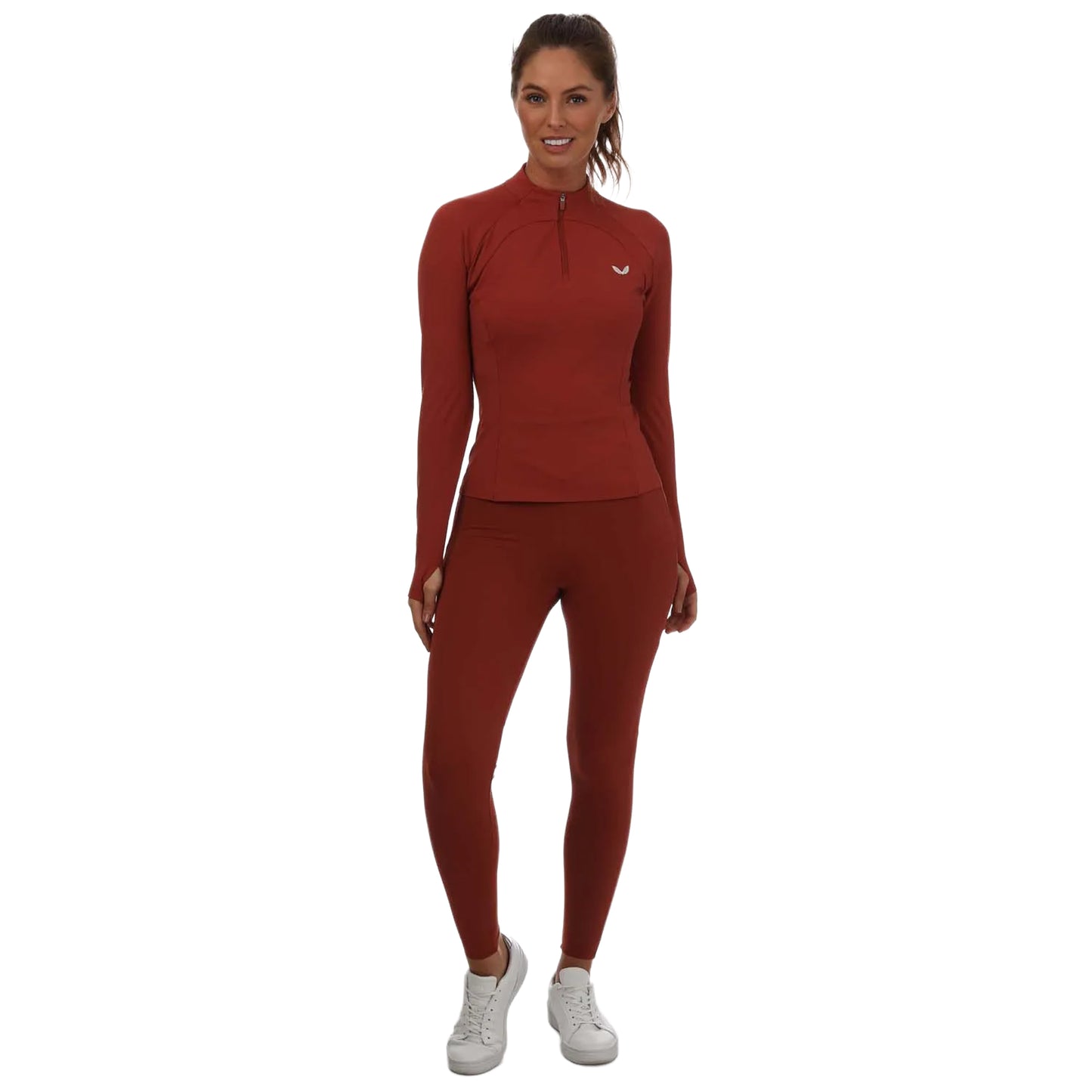 Red - Lifestyle - Castore Womens-Ladies Active Elite Leggings