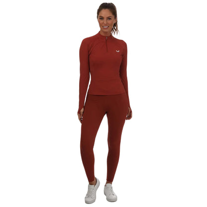 Red - Lifestyle - Castore Womens-Ladies Active Elite Leggings