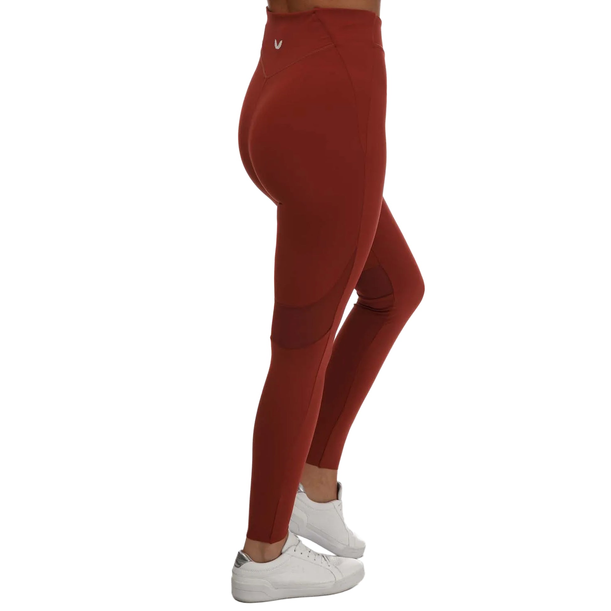 Red - Close up - Castore Womens-Ladies Active Elite Leggings
