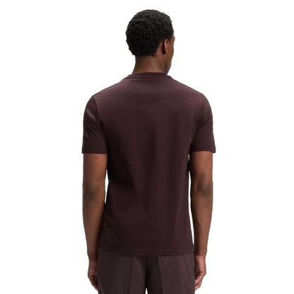 Brown - Back - Boss Mens L-Tesar 14 T-Shirt