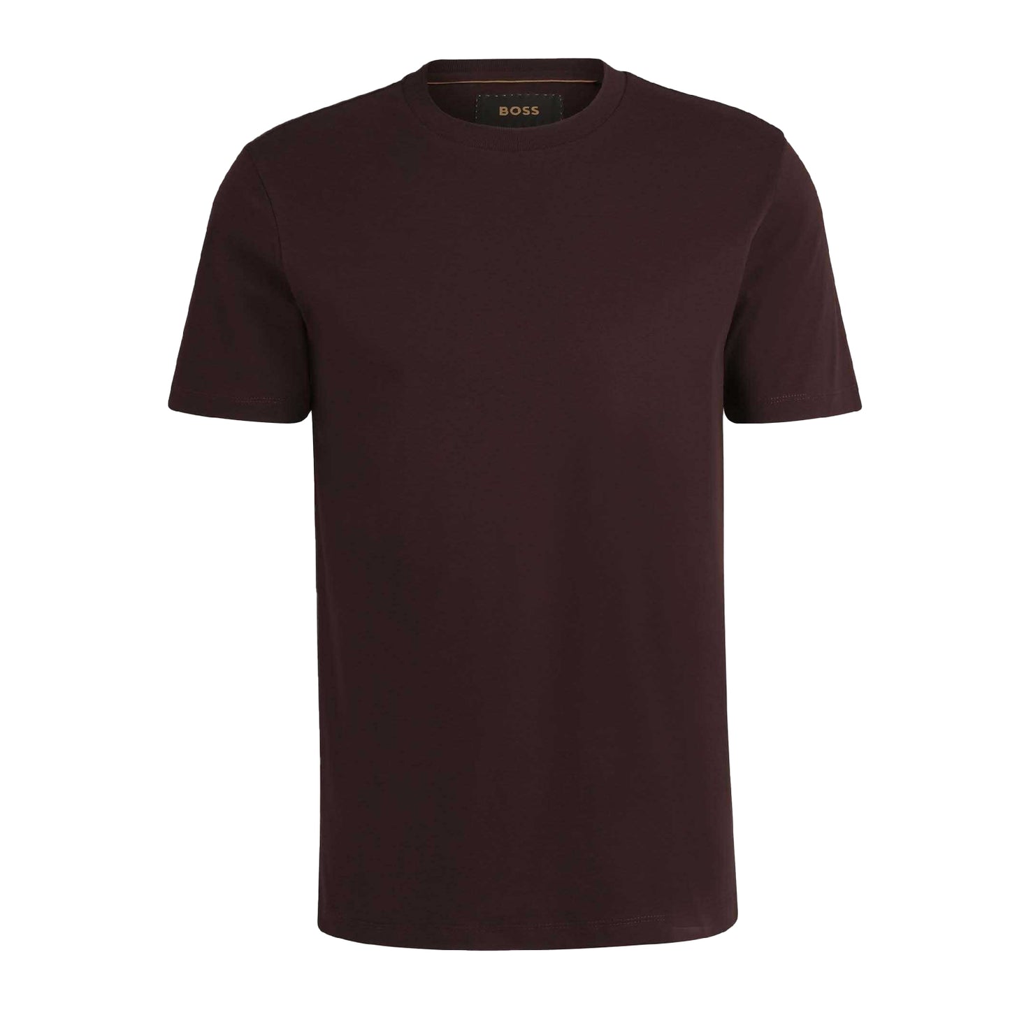 Brown - Front - Boss Mens L-Tesar 14 T-Shirt
