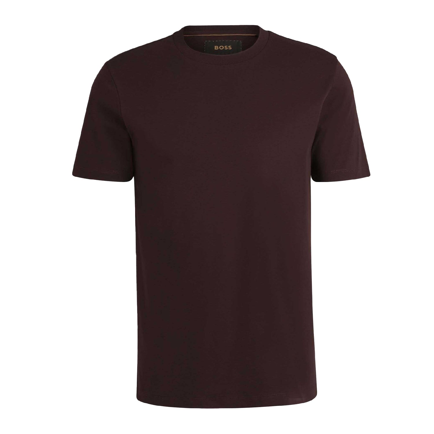Brown - Front - Boss Mens L-Tesar 14 T-Shirt