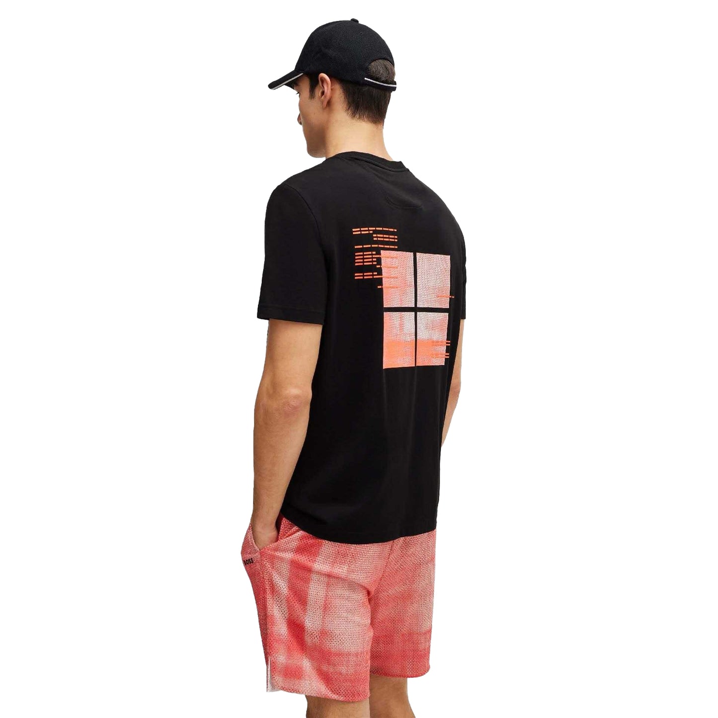 Black - Back - Boss Mens Teebero 2 T-Shirt