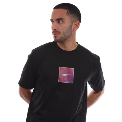 Black - Side - Marshall Artist Mens Box T-Shirt