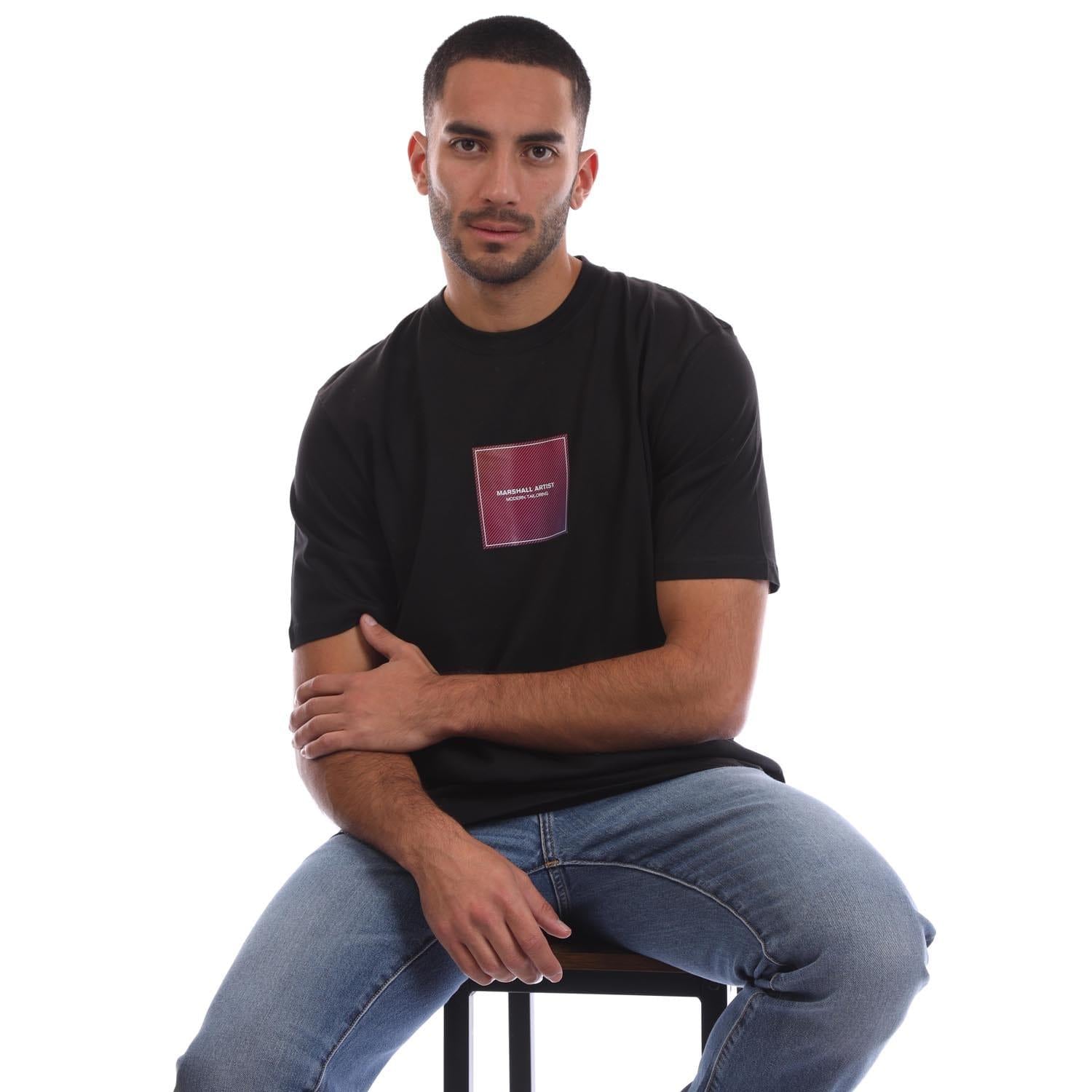Black - Lifestyle - Marshall Artist Mens Box T-Shirt