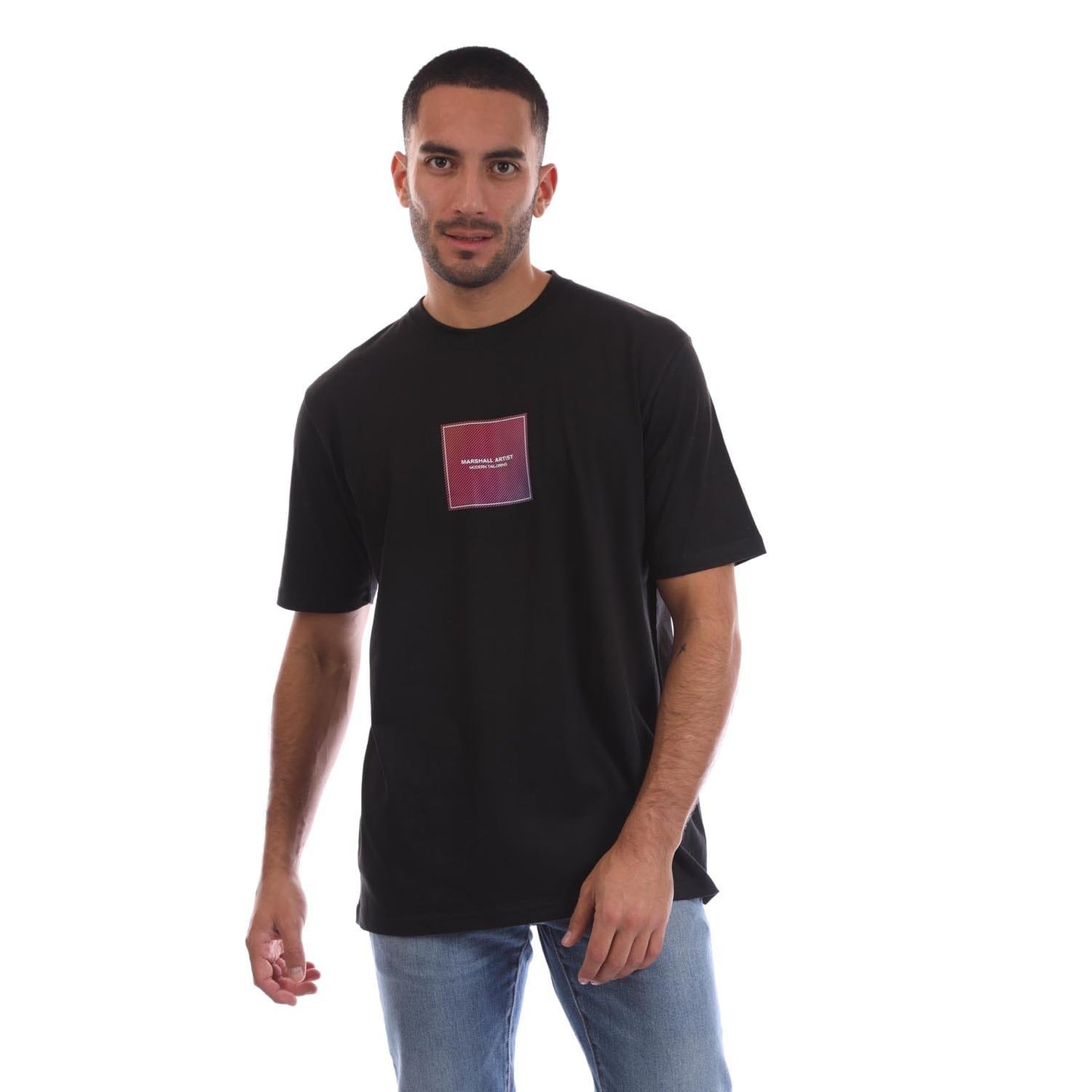 Black - Front - Marshall Artist Mens Box T-Shirt