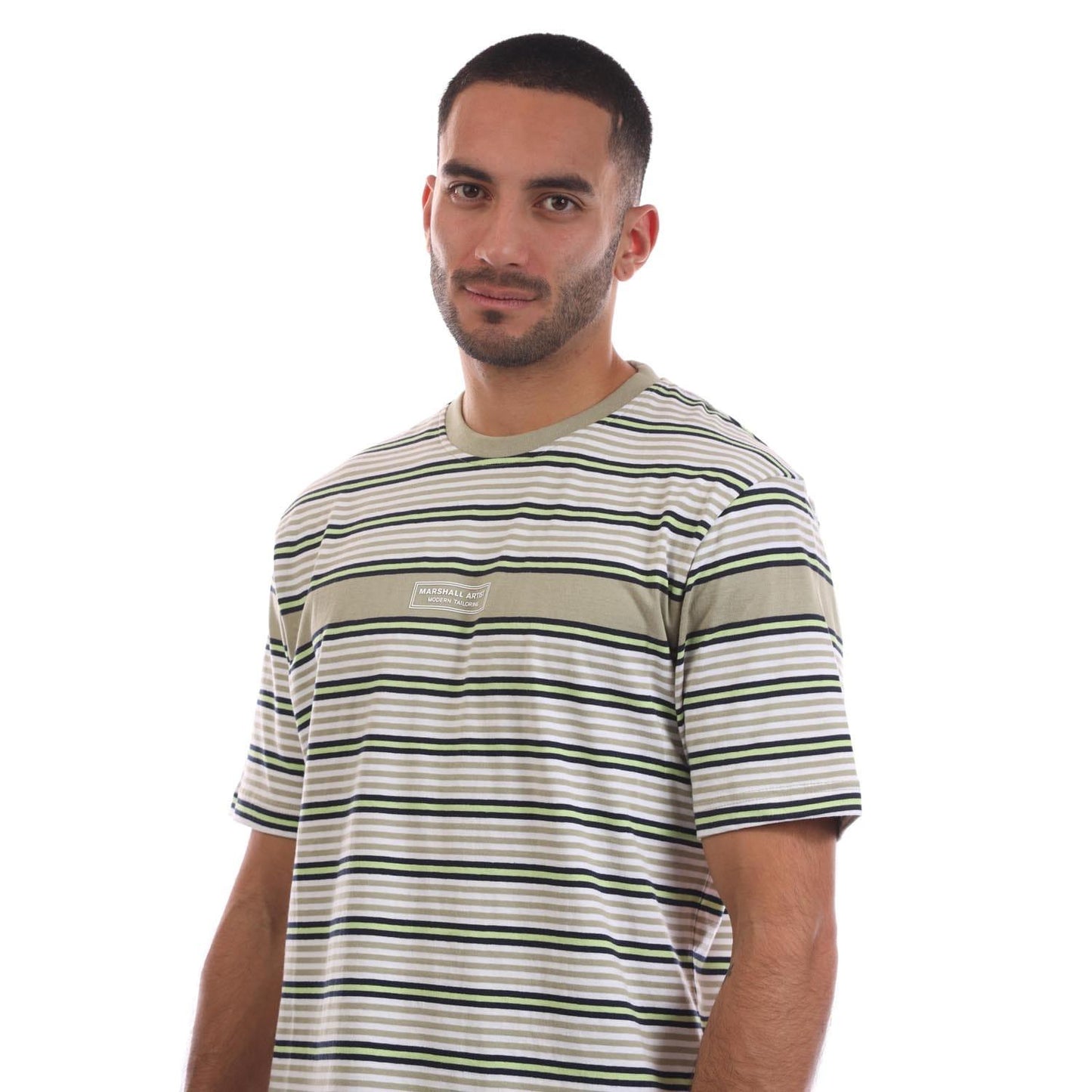 Beige - Side - Marshall Artist Mens Montesano T-Shirt