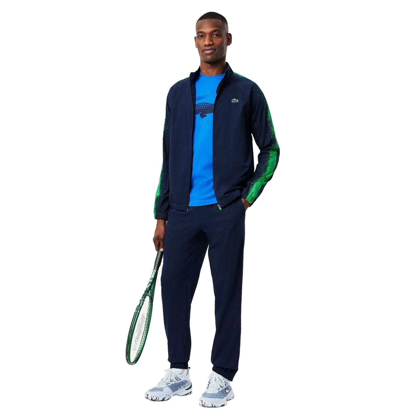 Blue - Pack Shot - Lacoste Mens Tennis X Daniil Medvedev T-Shirt