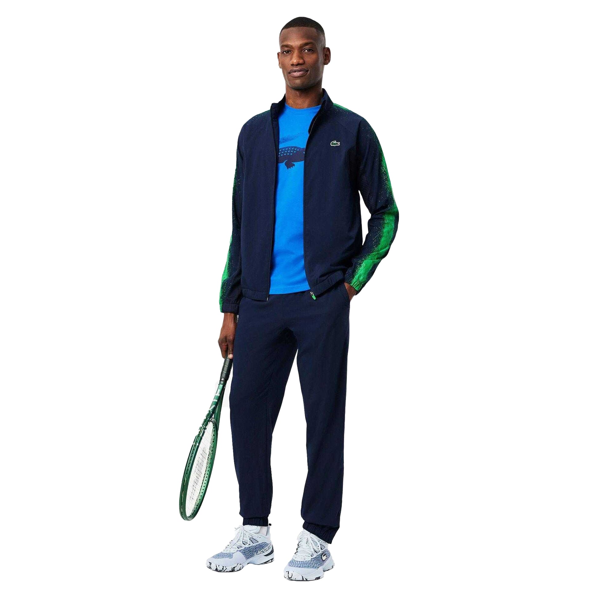 Blue - Pack Shot - Lacoste Mens Tennis X Daniil Medvedev T-Shirt
